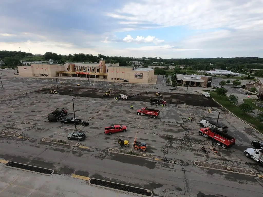 Cinemark — before U.S. Pave carried out the work